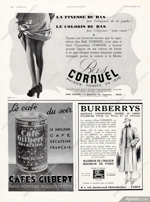 Cornuel 1937 Stockings