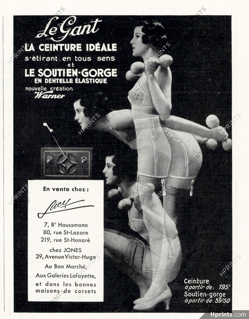 Le Gant 1934 Girdle & bra, Lucy