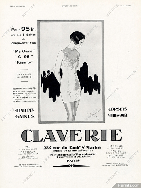 Claverie 1933 Gaine, Georges Bourdin