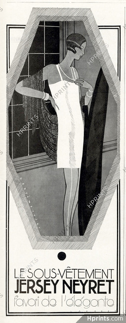 Neyret (Lingerie) 1928 Henri Mercier, Art Déco
