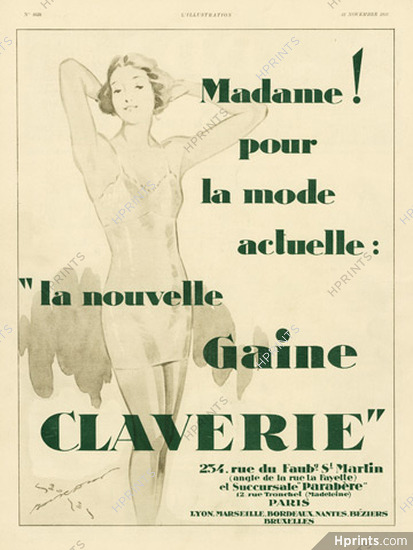 Claverie 1931 Girdle, Georges Bourdin
