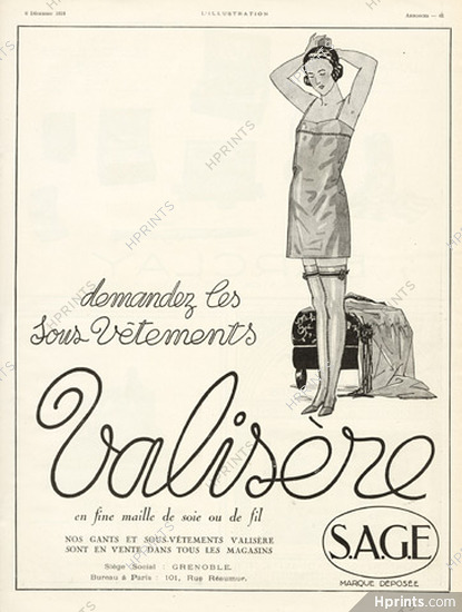 Valisère (Lingerie) 1924