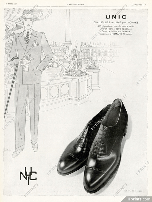 Unic (Shoes) 1928 Hemjic, Place De La Concorde