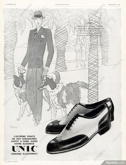 Unic (Shoes) 1928 Marcel Hemjic, Dog