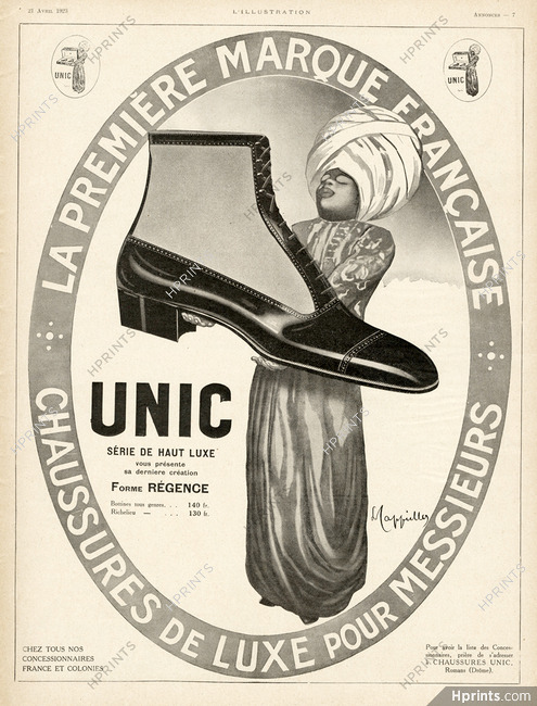 Unic (Shoes) 1923 Leonetto Cappiello