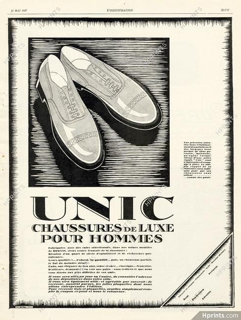Unic (Shoes) 1927 14mai