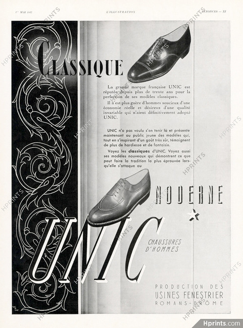 Unic (Shoes) 1937 Tassigny