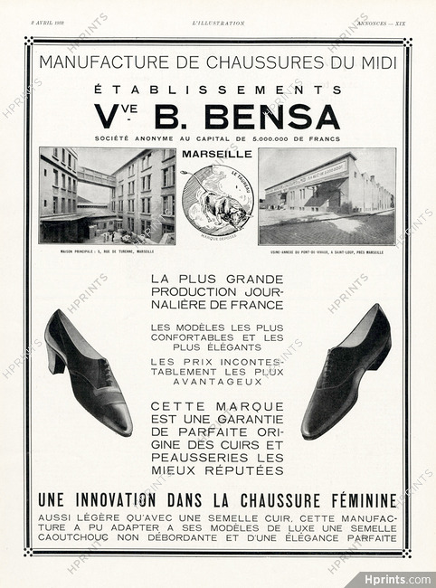 Bensa (Shoes) 1932 Factory