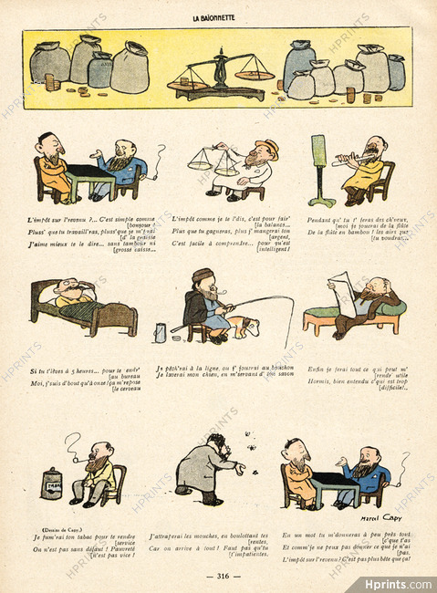 Marcel Capy 1916 Comic Strip