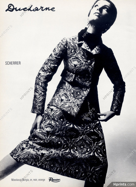 Jean-Louis Scherrer 1967 Ducharne (Fabric), J.L Guégan