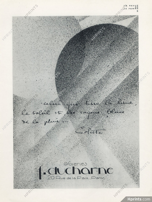 Ducharne 1930 Colette, Autograph