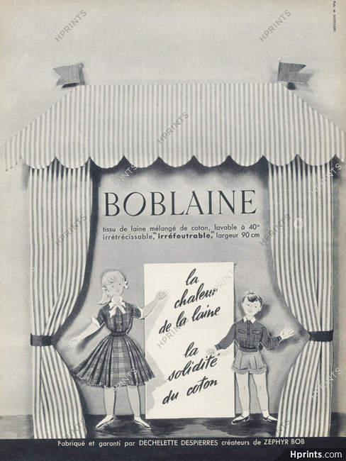 Dechelette Despierres (Fabric) 1955 Boblaine