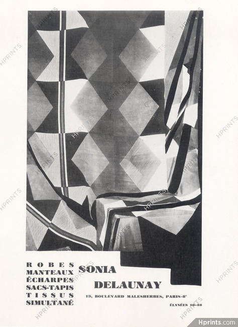 Sonia Delaunay 1928 Art Deco Style