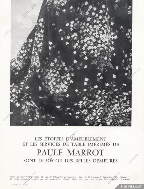 Paule Marrot (Fabric) 1958