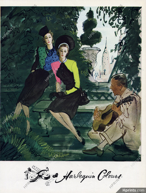 René Bouët-Willaumez 1942 Harlequin Colours