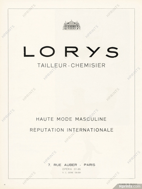 Lorys 1951 Label