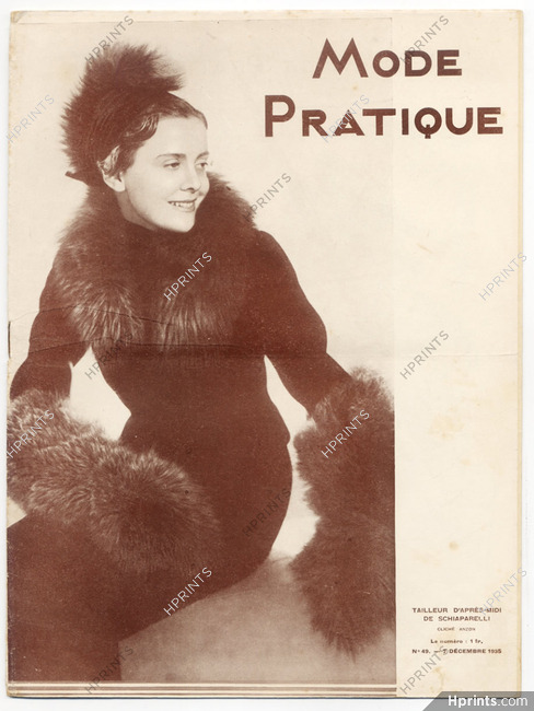 Schiaparelli 1935 Mode Pratique