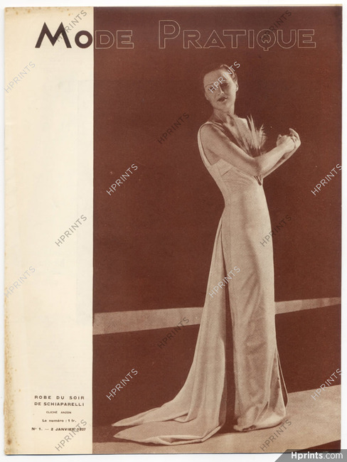 Schiaparelli (Couture) 1937 Mode Pratique