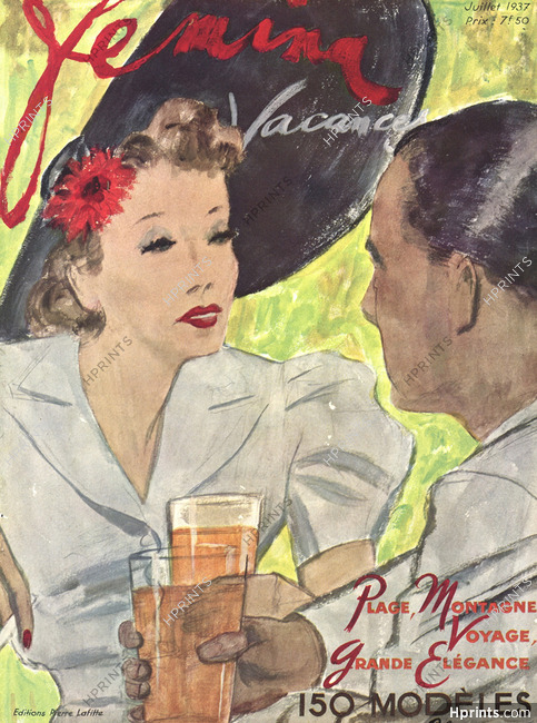 Pierre Mourgue 1937 Femina Cover
