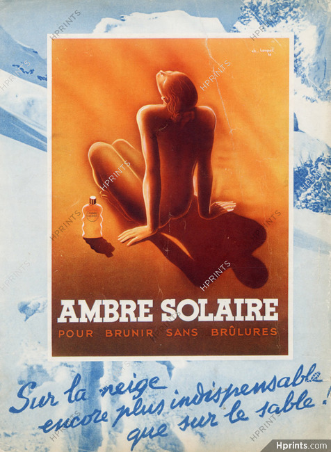Ambre Solaire 1937 Charles Loupot