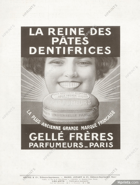Gellé Frères 1920 Toothpaste