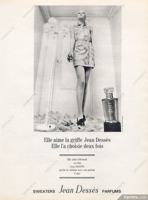 Jean Dessès (Perfumes & Couture) 1970 Heiderscheid Photo