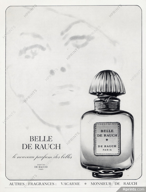 De Rauch (Perfumes) 1966 Belle de Rauch