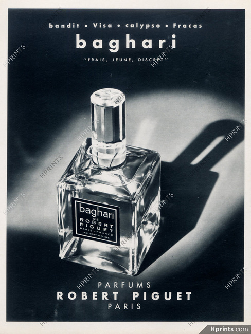 Robert Piguet (Perfumes) 1964 Baghari