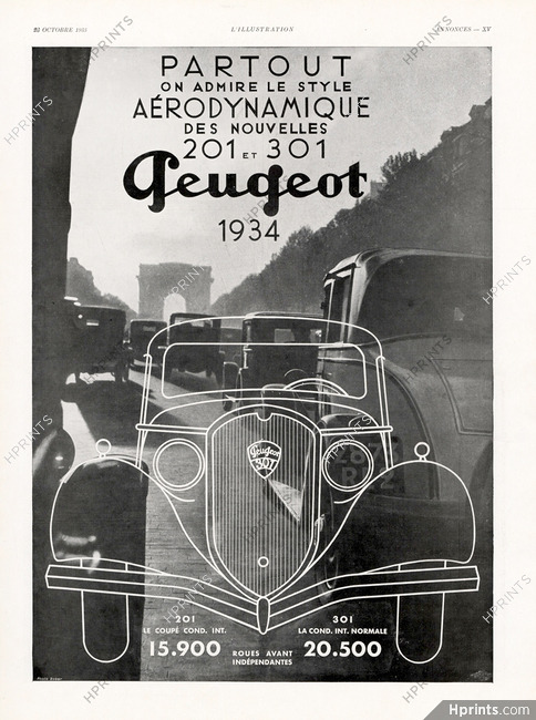 Peugeot 1933 201-301, Photo Zuber