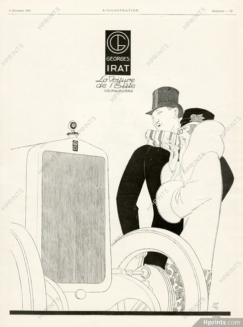 Georges Irat 1924 Emilien Dufour, Elegant Parisienne