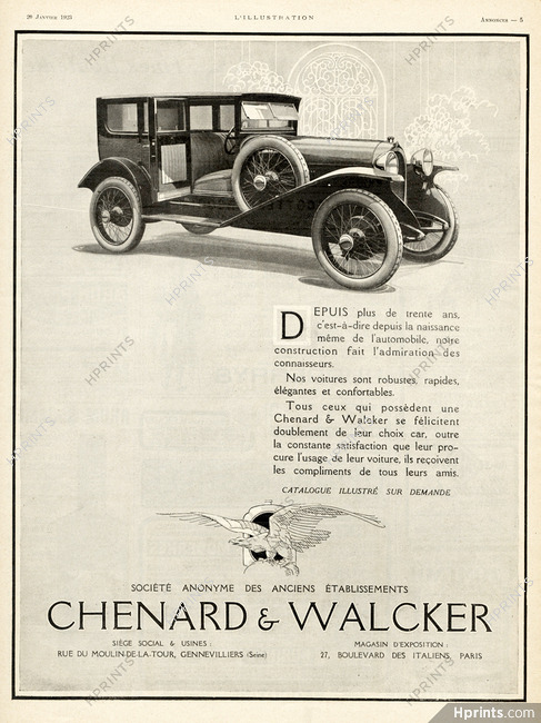Chenard & Walcker 1923
