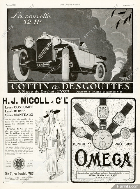 Cottin & Desgouttes 1923 Cuzin & Rassat