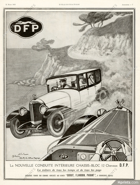 DFP - Doriot-Flandrin-Parant 1923 O.C.P.I.C