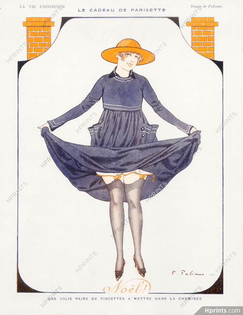 Fabiano 1916 ''Le cadeau de Parisette'' Stockings