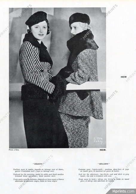 Jacques Heim 1934 Madame D'Ora, Fashion Photography