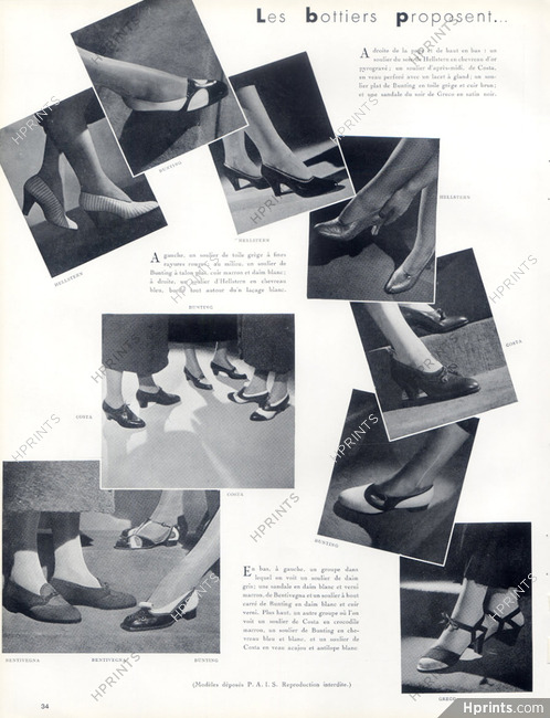 Bunting, Greco, Costa, Bentivegna, Hellstern (Shoes) 1935
