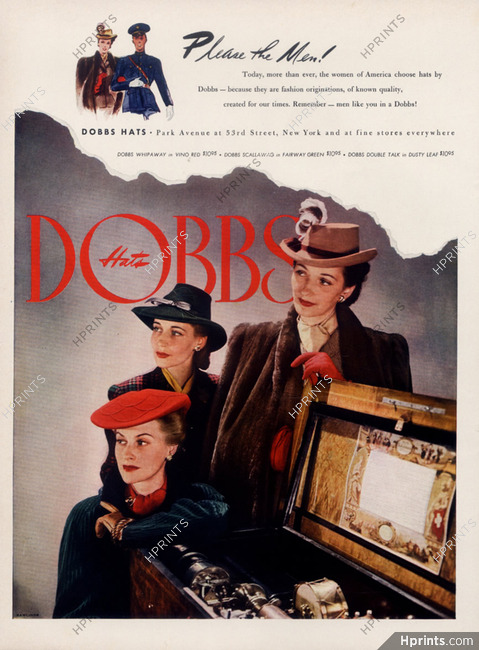 Dobbs (Millinery) 1942 John Rawlings