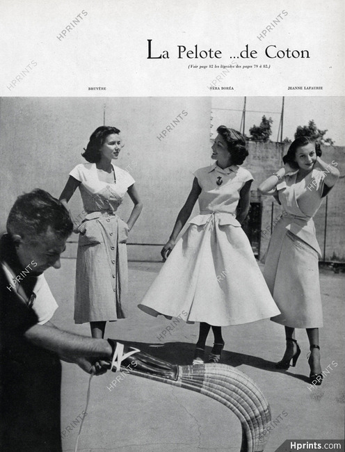 Véra Boréa, Bruyère & Jeanne Lafaurie 1949