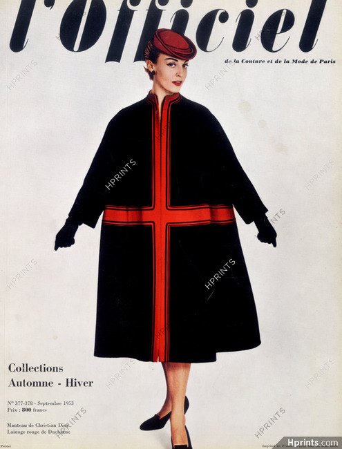 Christian Dior (Couture) 1953 Cover, Photo Philippe Pottier Ducharne