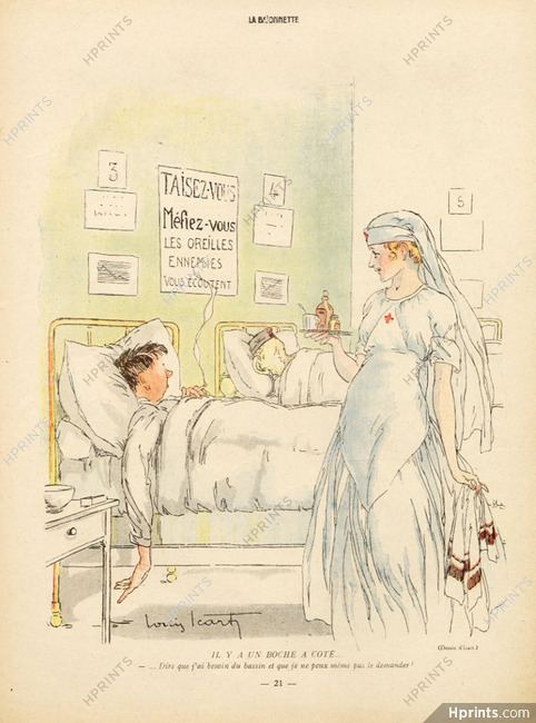 Louis Icart 1916 Nurse