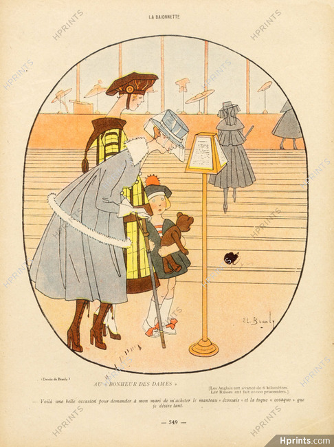 Elisabeth Branly 1916 "Au Bonheur des Dames" Department Store