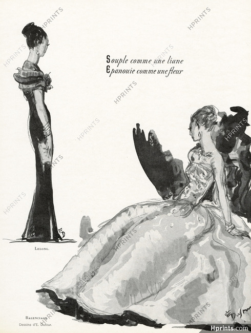 Balenciaga 1937 Evening Dress, Emilien Dufour