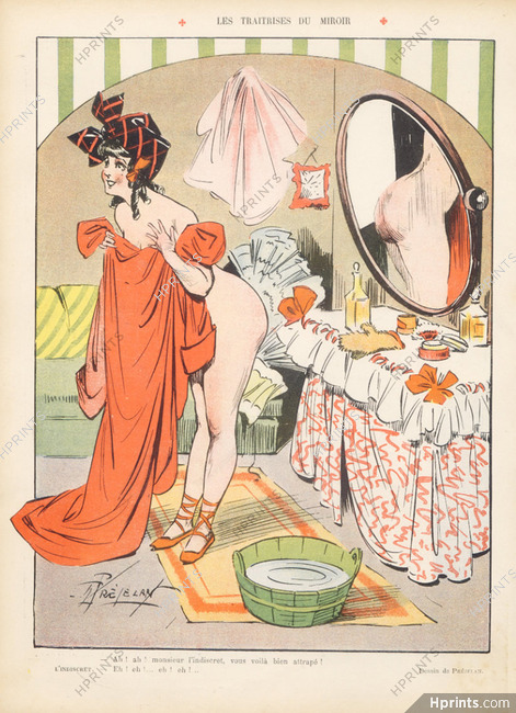 René Préjelan 1907 sexy looking girl