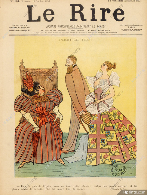 Gyp 1896 "Pour le Tsar" Fashion show