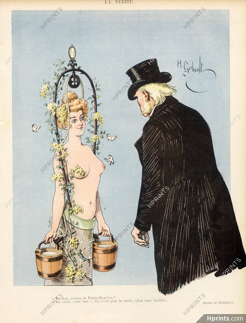 Henry Gerbault 1903 "La Vérité toute nue", The naked Truth