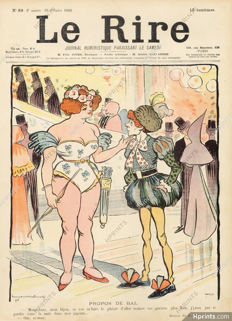 Lucien Métivet 1896 Costume Ball