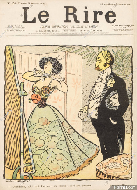 Lucien Métivet 1896 Elegant Parisienne