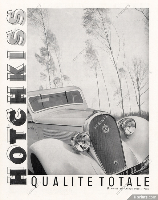 Hotchkiss 1935 Qualité Totale