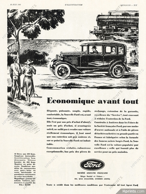 Ford 1930 Autimobile vs Train