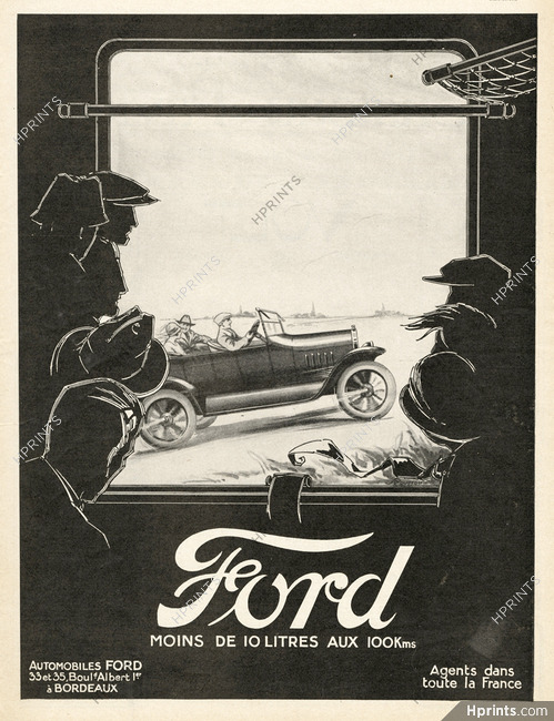 Ford (Cars) 1924 Train passengers